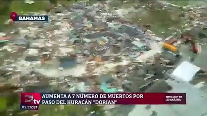 Sube a siete el número de muertos en Bahamas por el paso del huracán Dorian