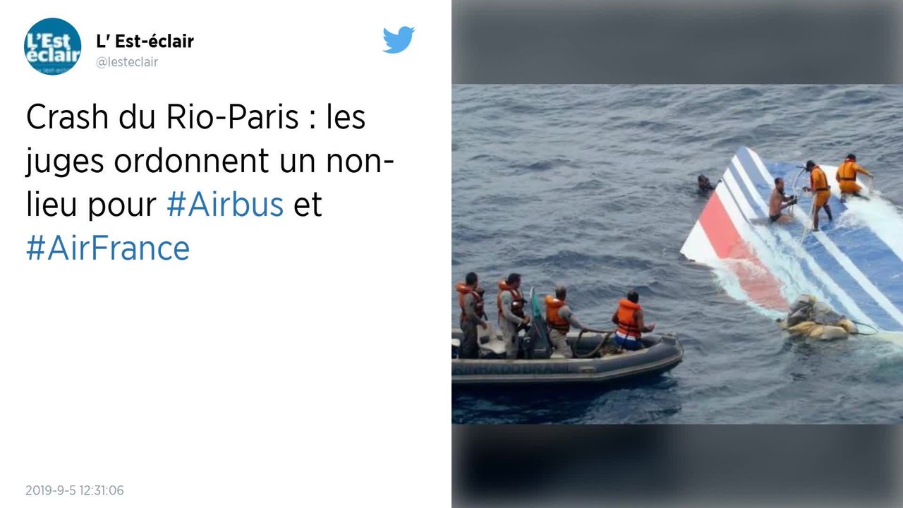 Crash du vol Rio-Paris en 2009 : un non-lieu ordonné pour Airbus et Air France