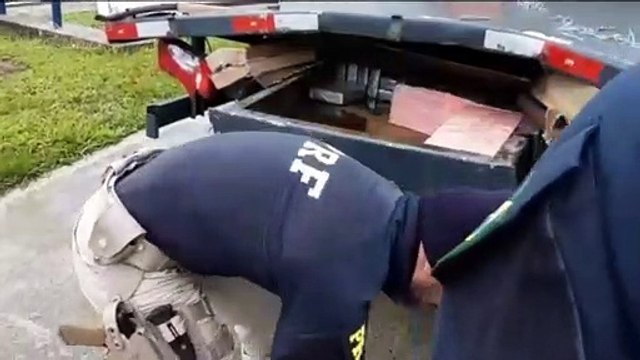 PRF apreende 326 quilos de cocaína e maços de dólares na Grande Curitiba