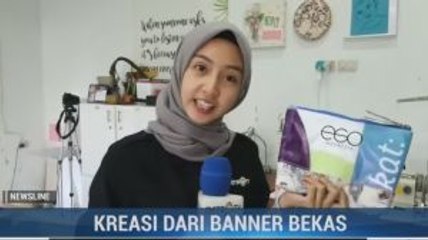 Tas Cantik dari Banner Bekas