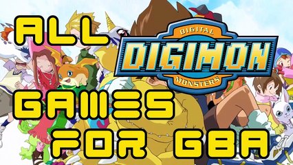 All Digimon Games For GBA