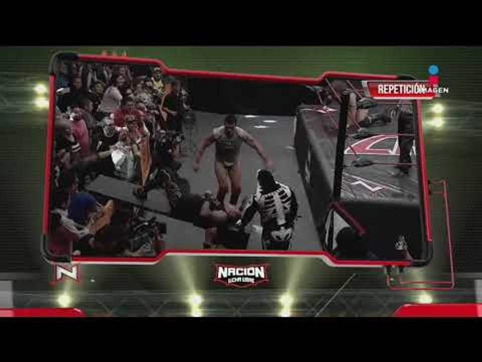 Estrellan botellas de vidrio en la cabeza de Carlito y El Mesías | Nación Lucha Libre