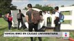 Encapuchados realizan pintas en la Torre de Rectoría de la UNAM | Noticias con Francisco Zea