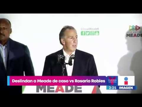 Juez deslinda a Meade del caso contra Rosario Robles | Noticias con Yuriria Sierra