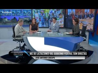 Primer Informe de Gobierno; Gustavo Madero y Mariana del Campo en mesa de debate