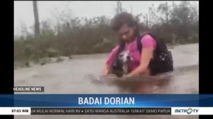 Badai Dorian Memaksa Warga Tinggalkan Rumah