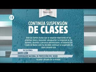Llovió en Nuevo León más de lo que llueve en seis meses: David León