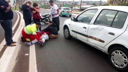 Acidente é registrado na BR-277, perto do Trevo Cataratas