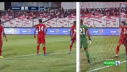 مباراه   منتخب العراق والبحرين  تصفيات آسيا المؤهلة لكأس العالم 2022 لشوط لاول الذهاب