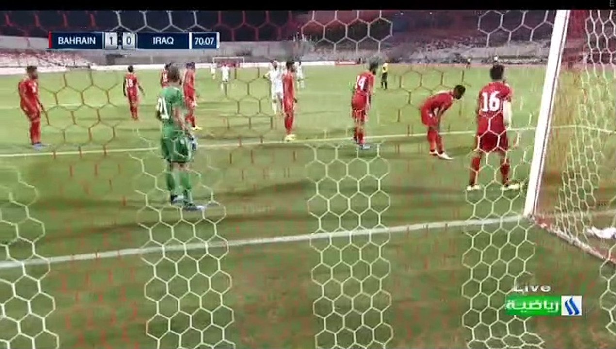 مباراه   منتخب العراق والبحرين  تصفيات آسيا المؤهلة لكأس العالم 2022 الشوط الثاني الذهاب