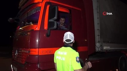 Aksaray'da günlük ortalama bin araç denetimden geçiyor
