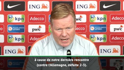 Pays-Bas - Koeman : "Il y a toujours de la pression sur nos épaules"