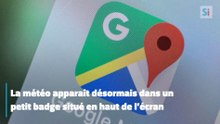 La météo intégrée dans Google Maps sur iOS
