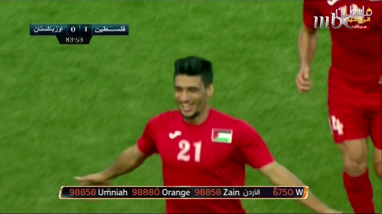 فوز منتخب فلسطين على أوزبكستان في التصفيات  الم...