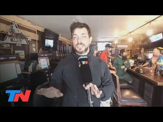 Dorian: un grupo de personas se refugió en un bar esperando al huracán