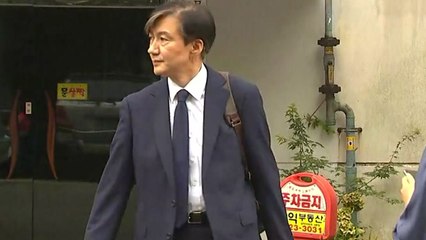 [현장영상] 조국 후보자, 인사청문회 출석 위해 출발 / YTN