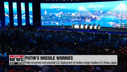 Russian leader expresses concern over potential U.S. plan to deploy intermediate-range missile systems to S. Korea, Japan