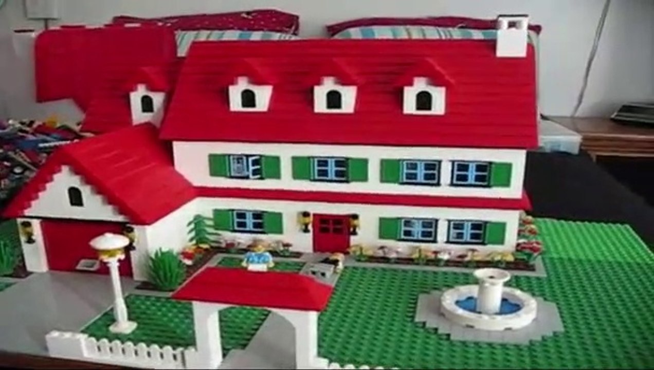 Three Bedroom Two Bath LEGO House Home CUSTOM MOC