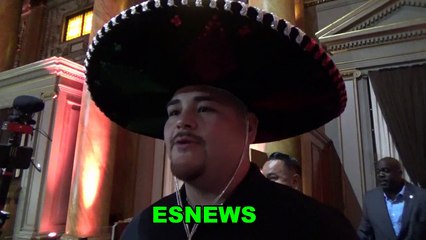 Andy Ruiz Reveals What he Saw In Joshua Eyes During Faceoff On Pres Tour