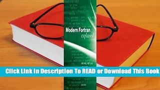 Full E-book Modern Fortran Explained  For Trial