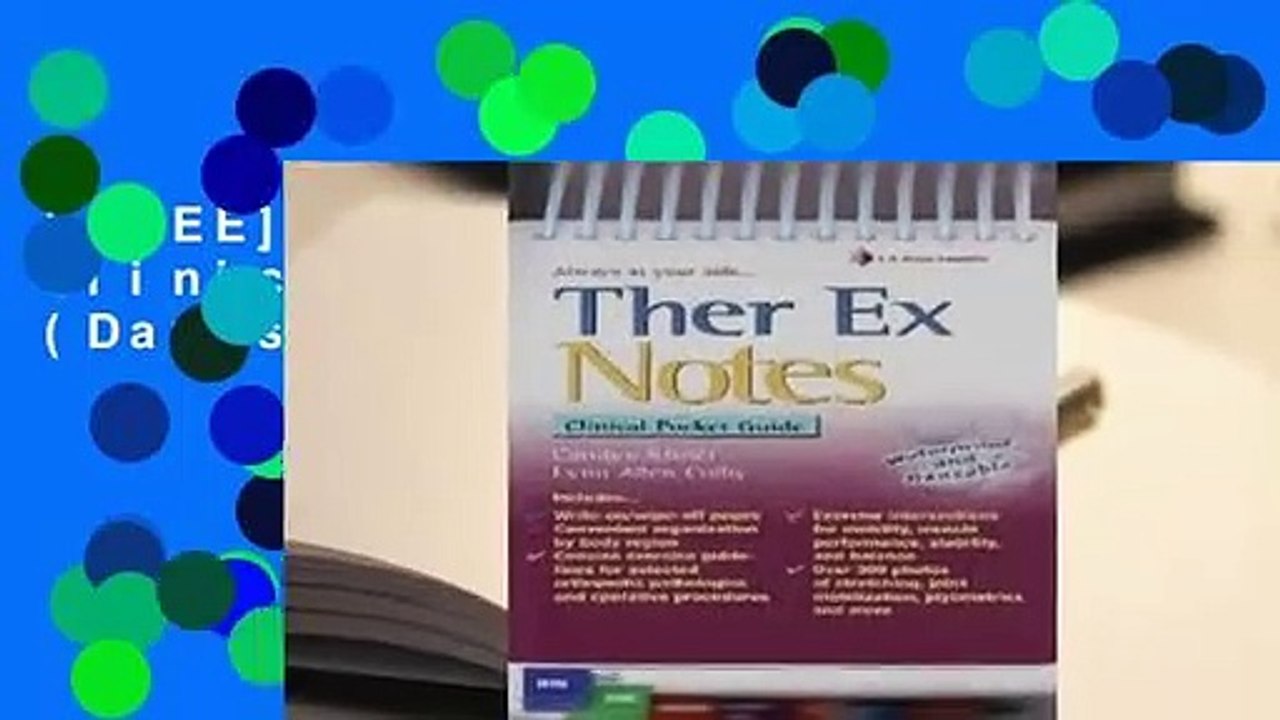[FREE] Ther Ex Notes: Clinical Pocket Guide (Davis s Notes)