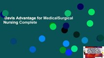 Davis Advantage for MedicalSurgical Nursing Complete
