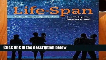 [NEW RELEASES]  Life-Span Human Development