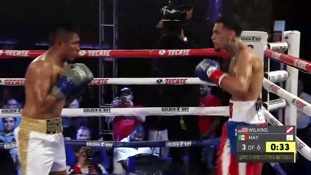 Luis goes down