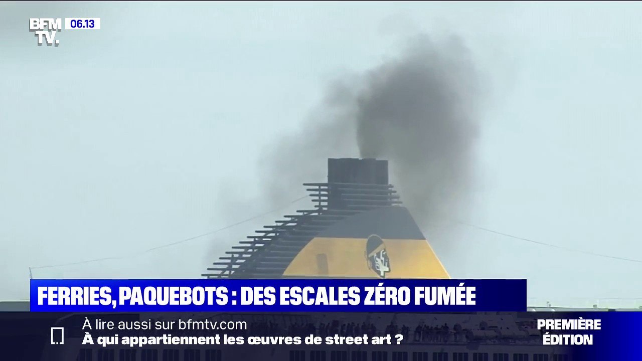 Pour des escales zéro fumée, les paquebots et ferries seront désormais alimentés en électricité dans les ports de Paca
