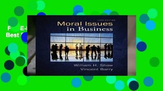 Full E-book  Moral Issues in Business  Best Sellers Rank : #4
