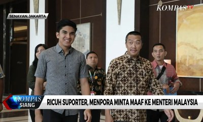 Ricuh Suporter, Menpora Minta Maaf ke Menteri Malaysia
