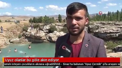 Uyuz olanlar bu göle akın ediyor
