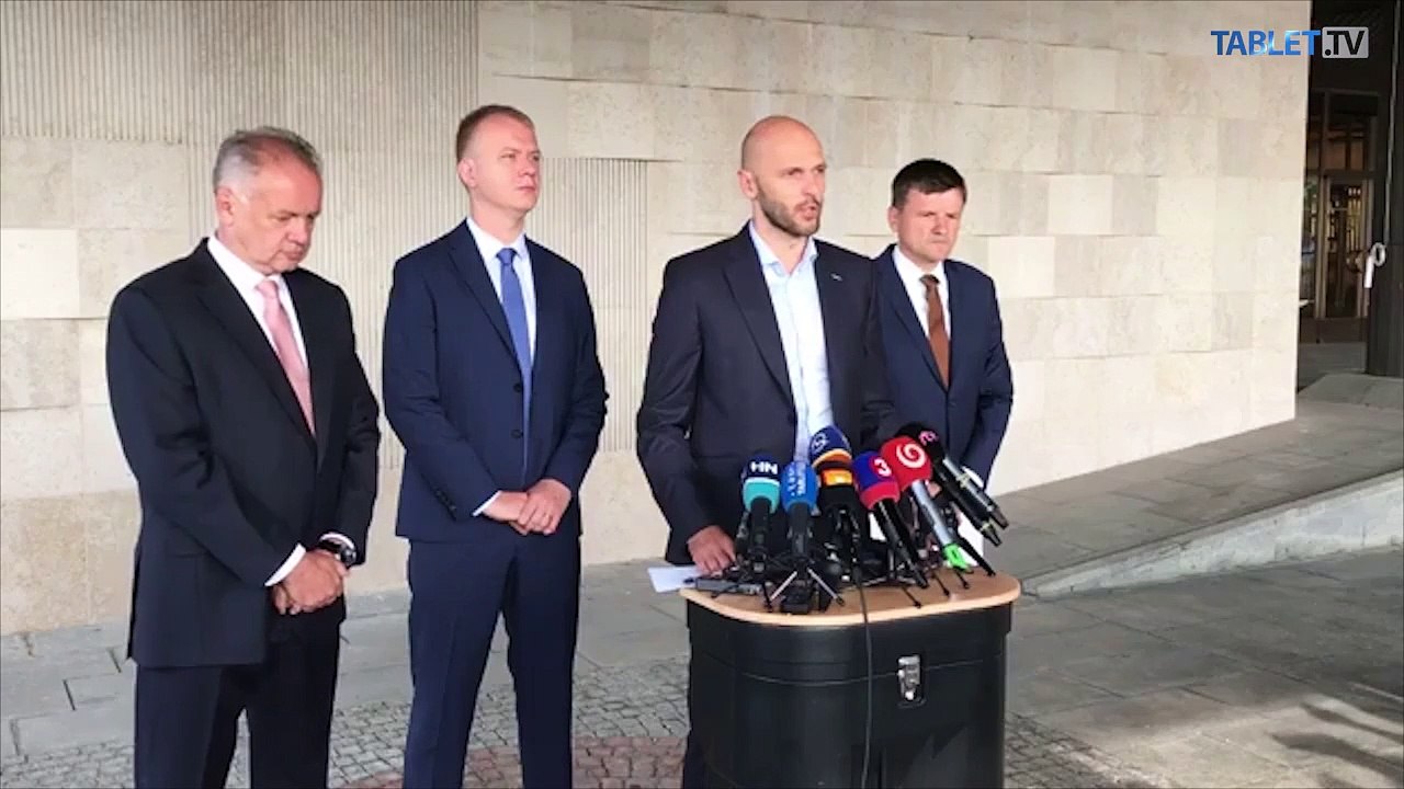 ZÁZNAM: Brífing koalície PS/Spolu, KDH a stany Za ľudí
