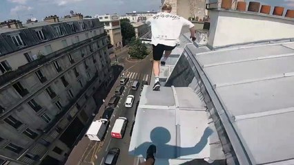 Paris Rooftop Parkour POV