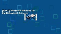 [READ] Research Methods for the Behavioral Sciences
