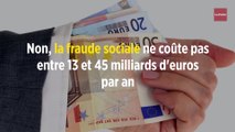 Non, la fraude sociale ne coûte pas entre 13 et 45 milliards d'euros par an