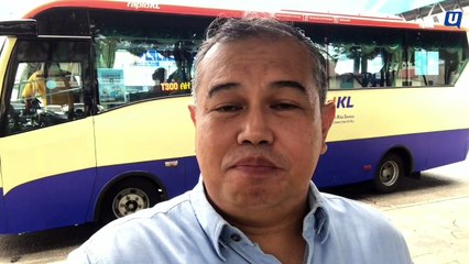 Bas mini dah tak merempit lagi...