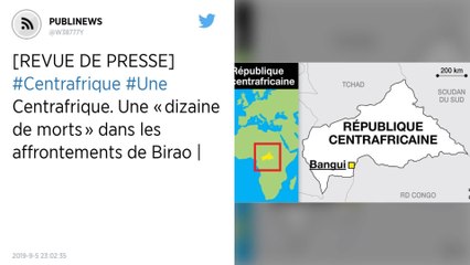 Centrafrique : Une « dizaine de morts » dans les affrontements de Birao