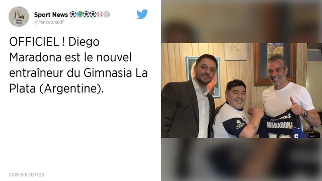 Football : Diego Maradona nouvel entraîneur d'un club argentin