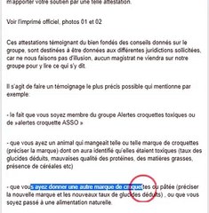 Alerte croquette : signez les attestations pour Gilles Vouillon, les modèles sont en téléchargement
