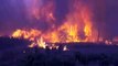 El mayor incendio del verano en Galicia se extiende por varias parroquias de Monforte