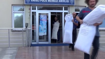 Zonguldak yardıma muhtaç ailelere giden kömürleri değiştiren şüpheliler adliyede