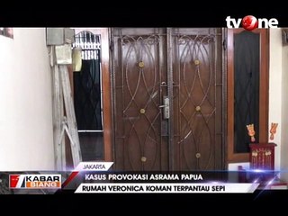 Rumah Tersangka Kasus Provokasi Asrama Papua Sepi