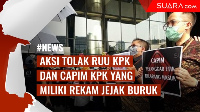 Pegawai KPK Lakukan Aksi Tolak Capim KPK dengan Rekam Jejak Buruk