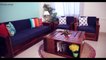 Best Sofa Set Design for Small Living Room - Marriott Wooden Sofa Set - WoodenStreet