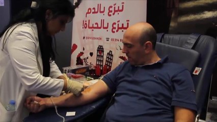 مبادرة شبابية للتبرع بالدم في لبنان