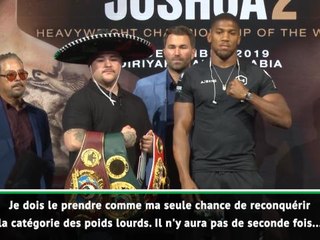 Poids lourds - Joshua : "La seule chance de reconquérir mes ceintures"