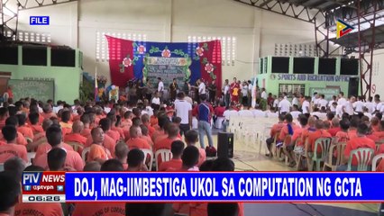 DOJ, mag-imbestiga ukol sa computation ng GCTA