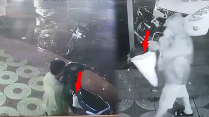 गुजरात में 2 बदमाशों ने खुजली वाला पाउडर छिड़कर व्यापारी से 12 लाख लूटे, देखें वीडियो