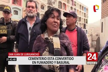 SJL: recuperarán cementerio convertido en fumadero y basural